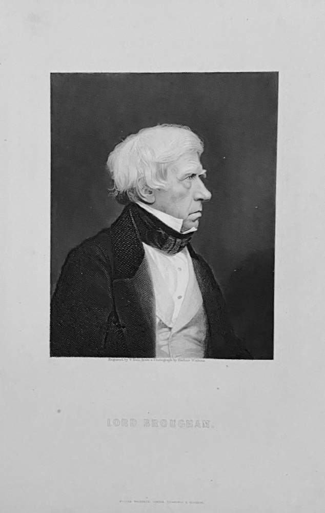 Lord Brougham.  1887c.