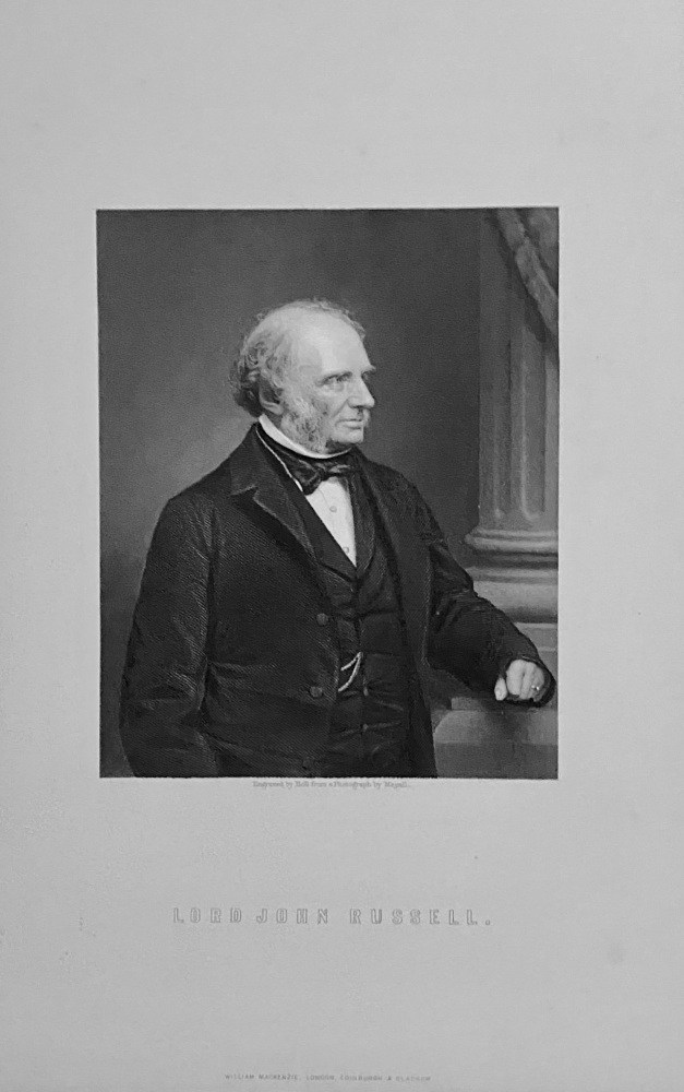 Lord John Russell.  1887c.