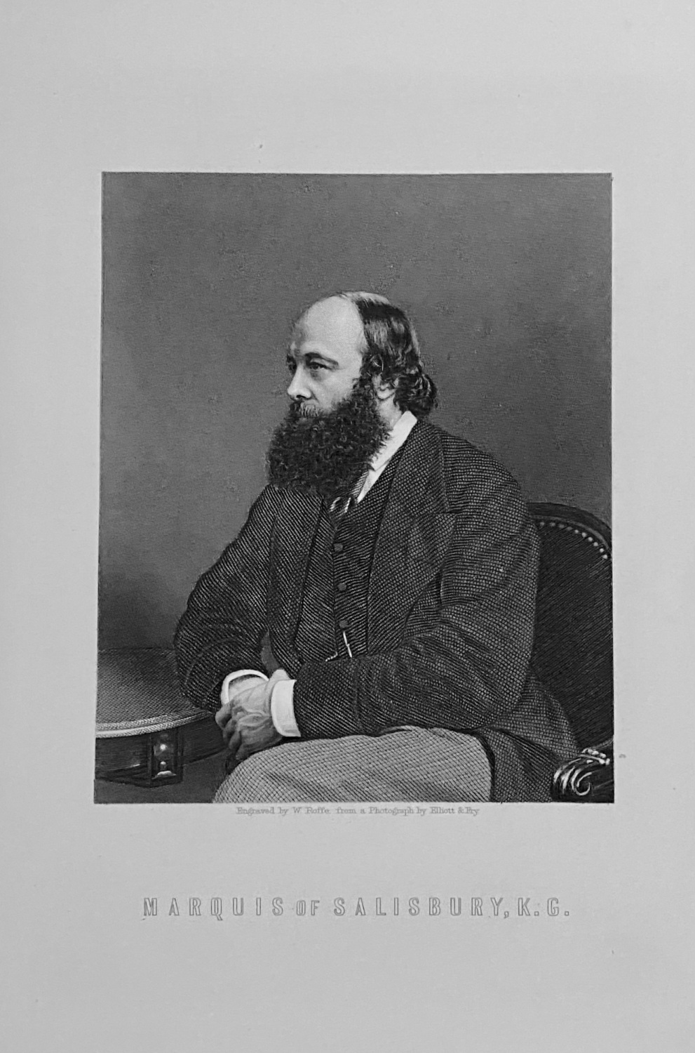 Marquis of Salisbury,  K.G.  1887c.