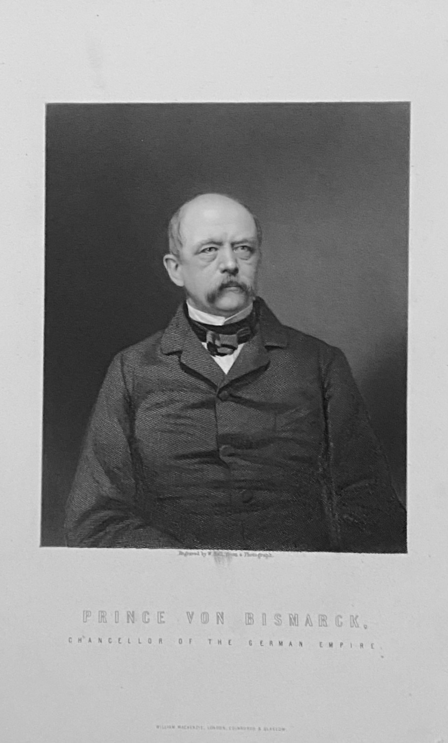 Prince Von Bismarck,  Chancellor of the German Empire.  1887c.