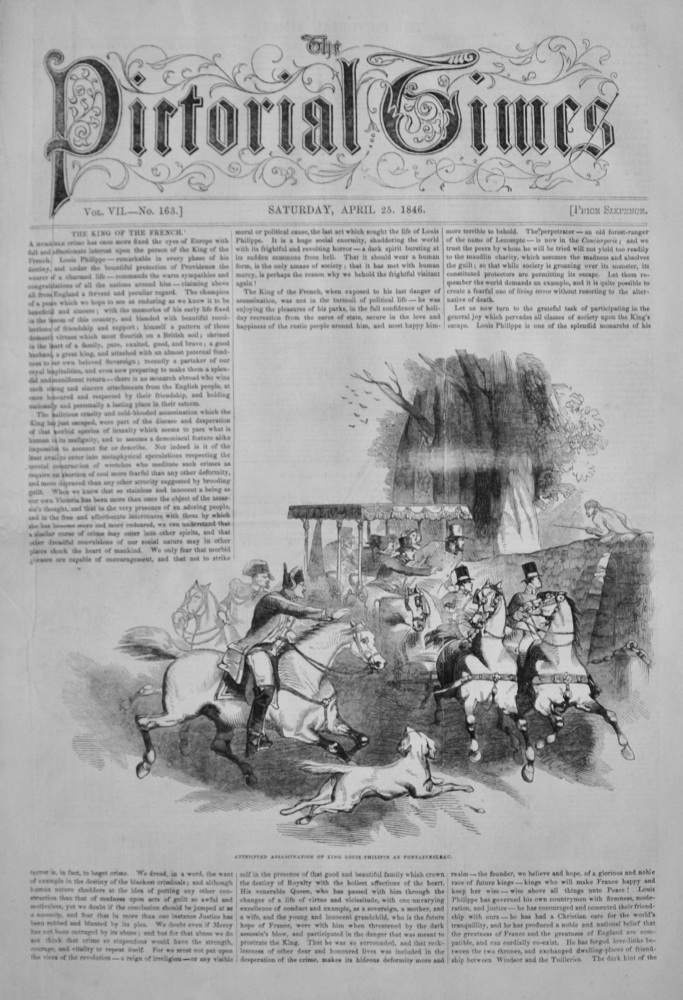 Pictorial Times - April 25, 1846