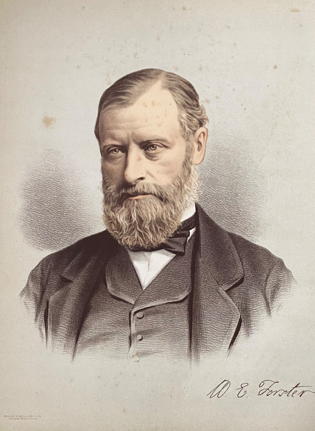 The Right Hon. W. E. Forster, M.P.  1875c.