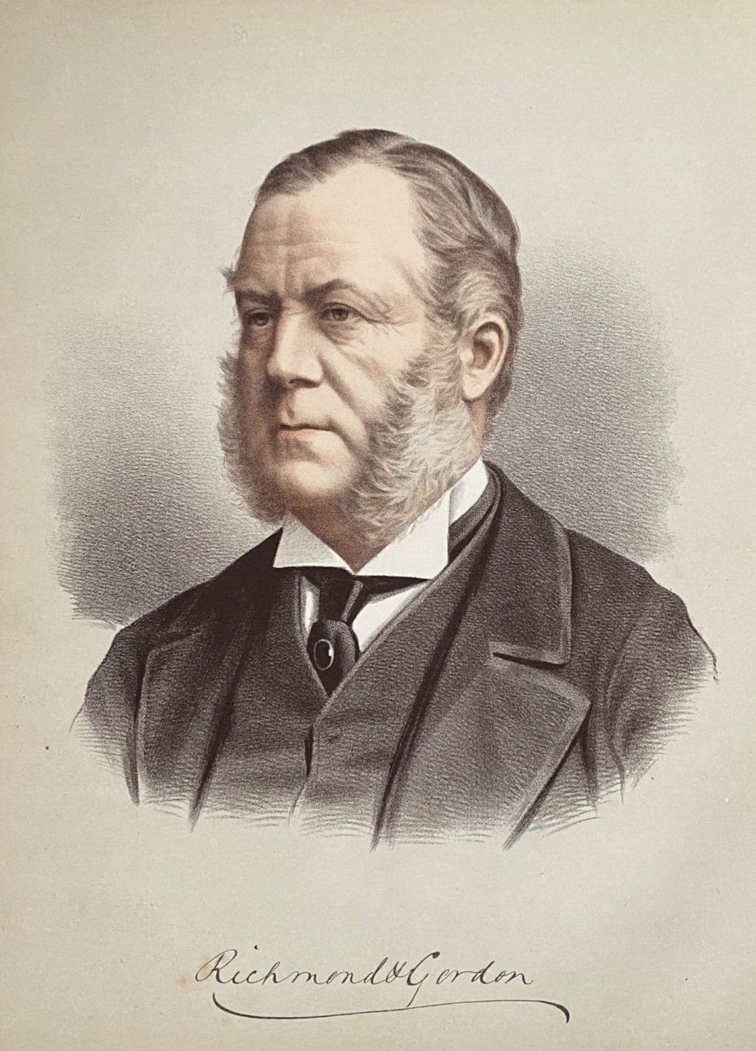 The Duke of Richmond and Gordon.  1875c.