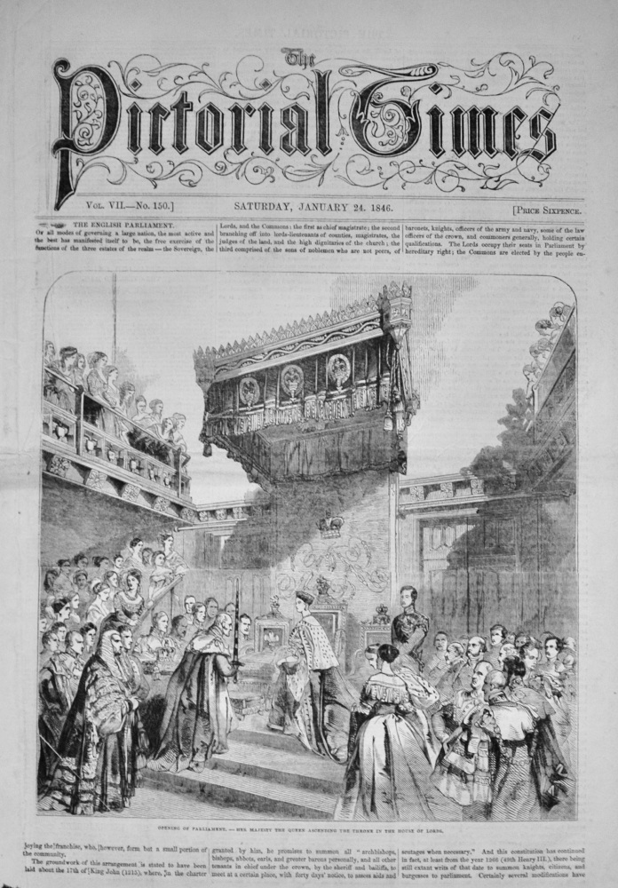 Pictorial Times - January 24, 1846