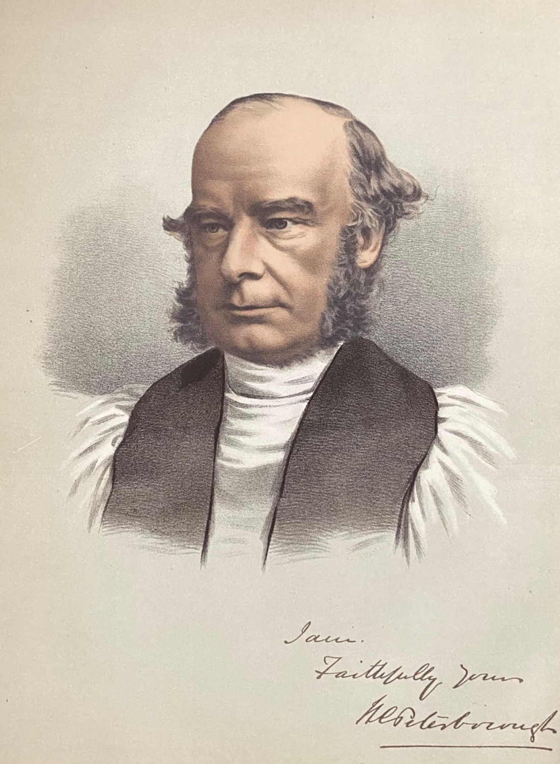 The Bishop of Peterborough.  1875c.