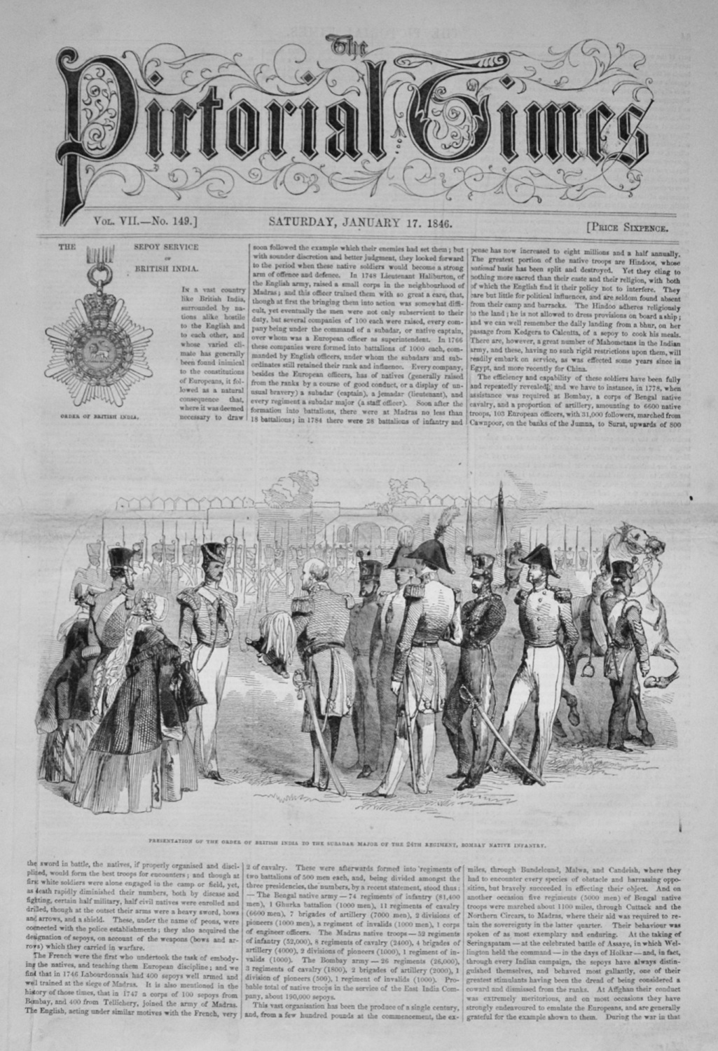 Pictorial Times - January 17, 1846