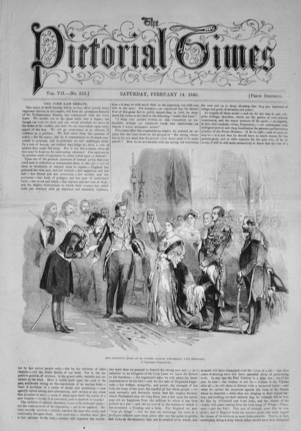 Pictorial Times - February 14, 1846