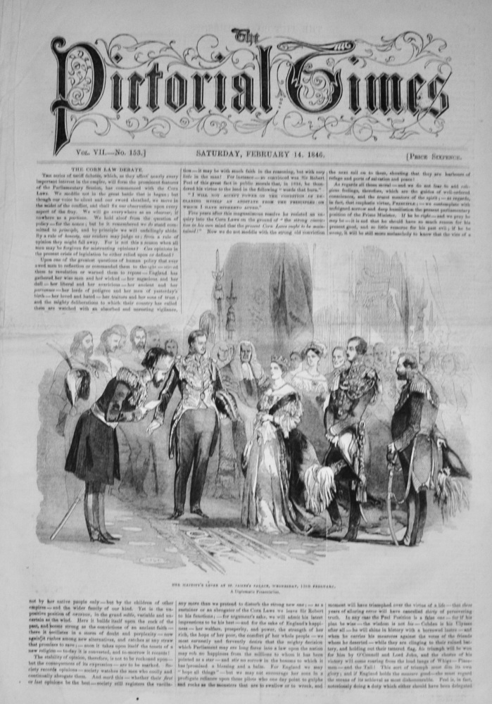 Pictorial Times - February 14, 1846