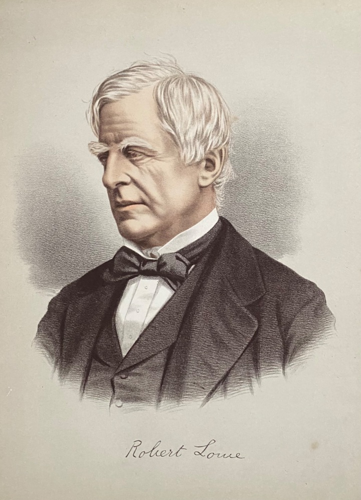 The Right Hon. Robert Lowe, M.P.   1875c.