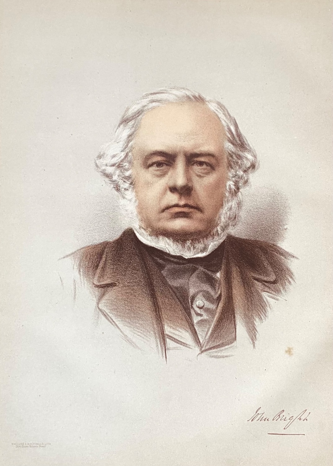 The Right Hon. John Bright,  M.P.  1874c.