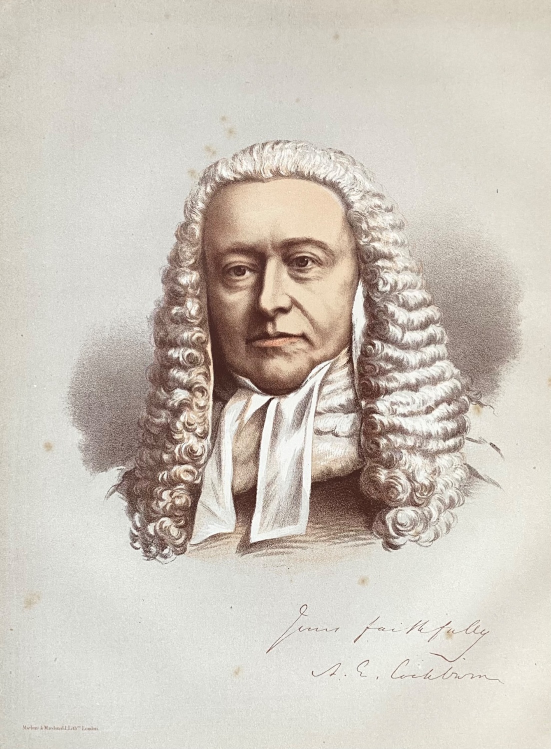 Lord Chief Justice Cockburn.  1874c.