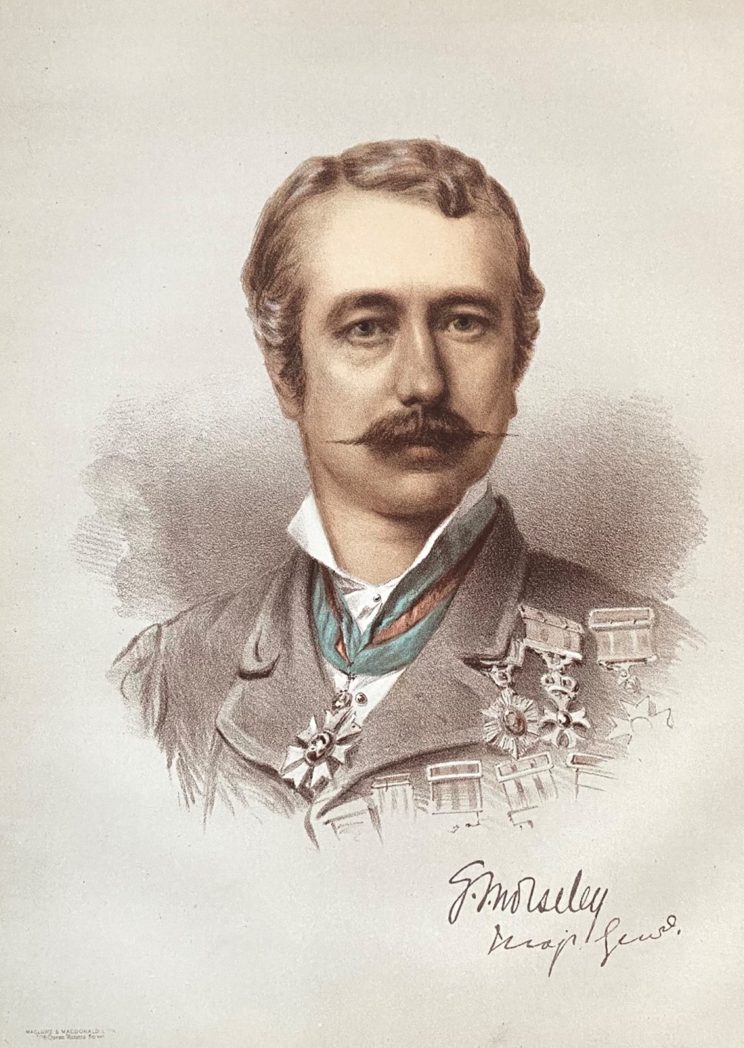 Major-General Sir Garnet Wolseley,  K.C.B.  1874c.