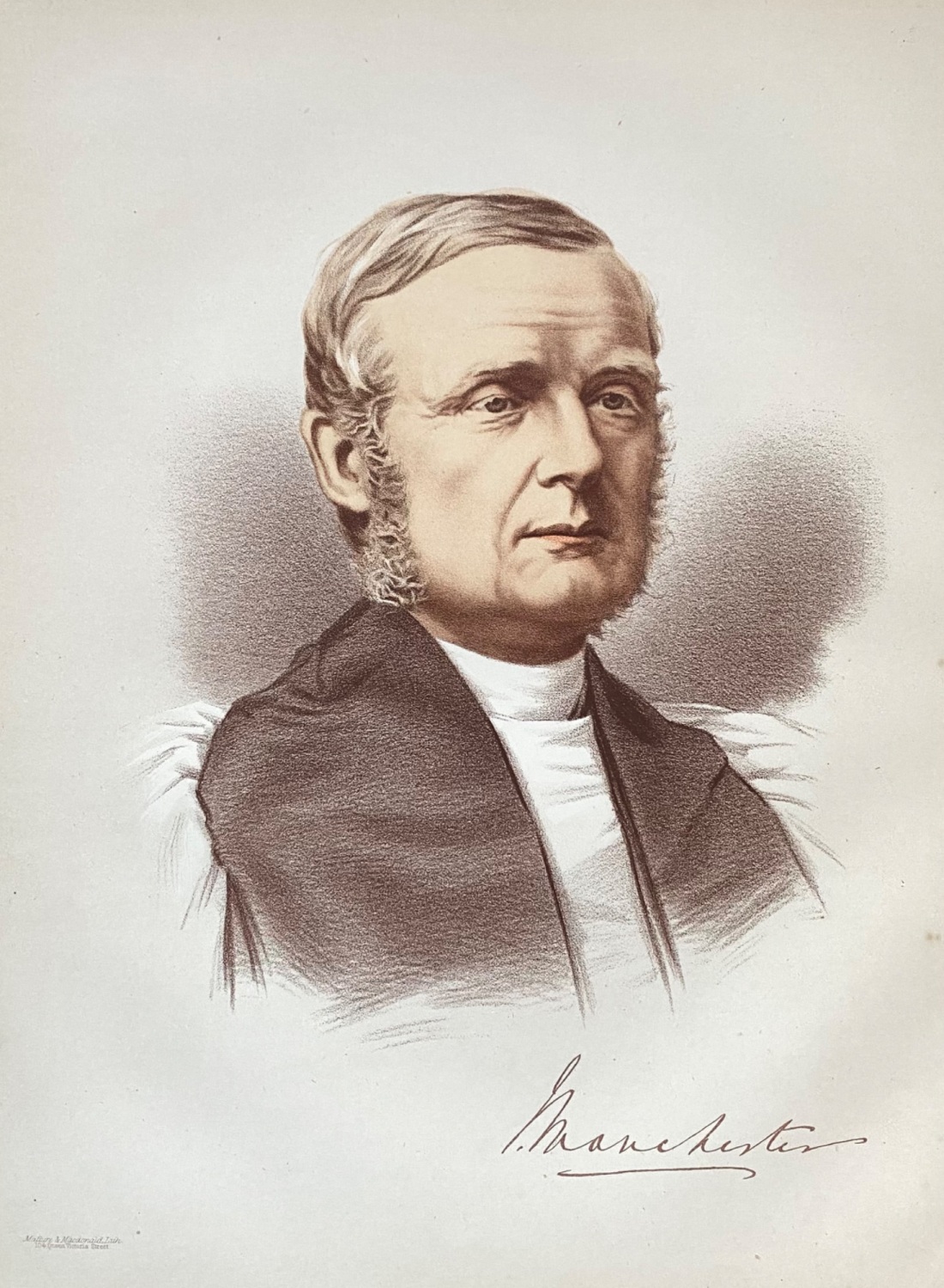 The Bishop of Manchester.  1874c.