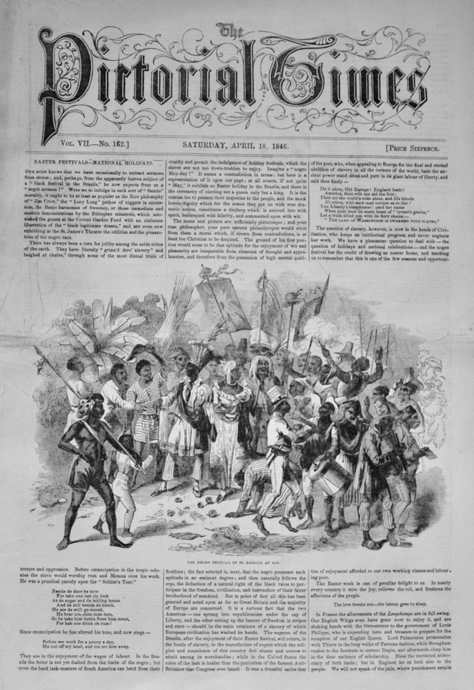 Pictorial Times - April 18, 1846
