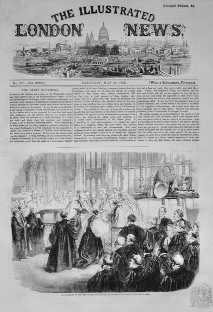 The Illustrated London News - May 29, 1858