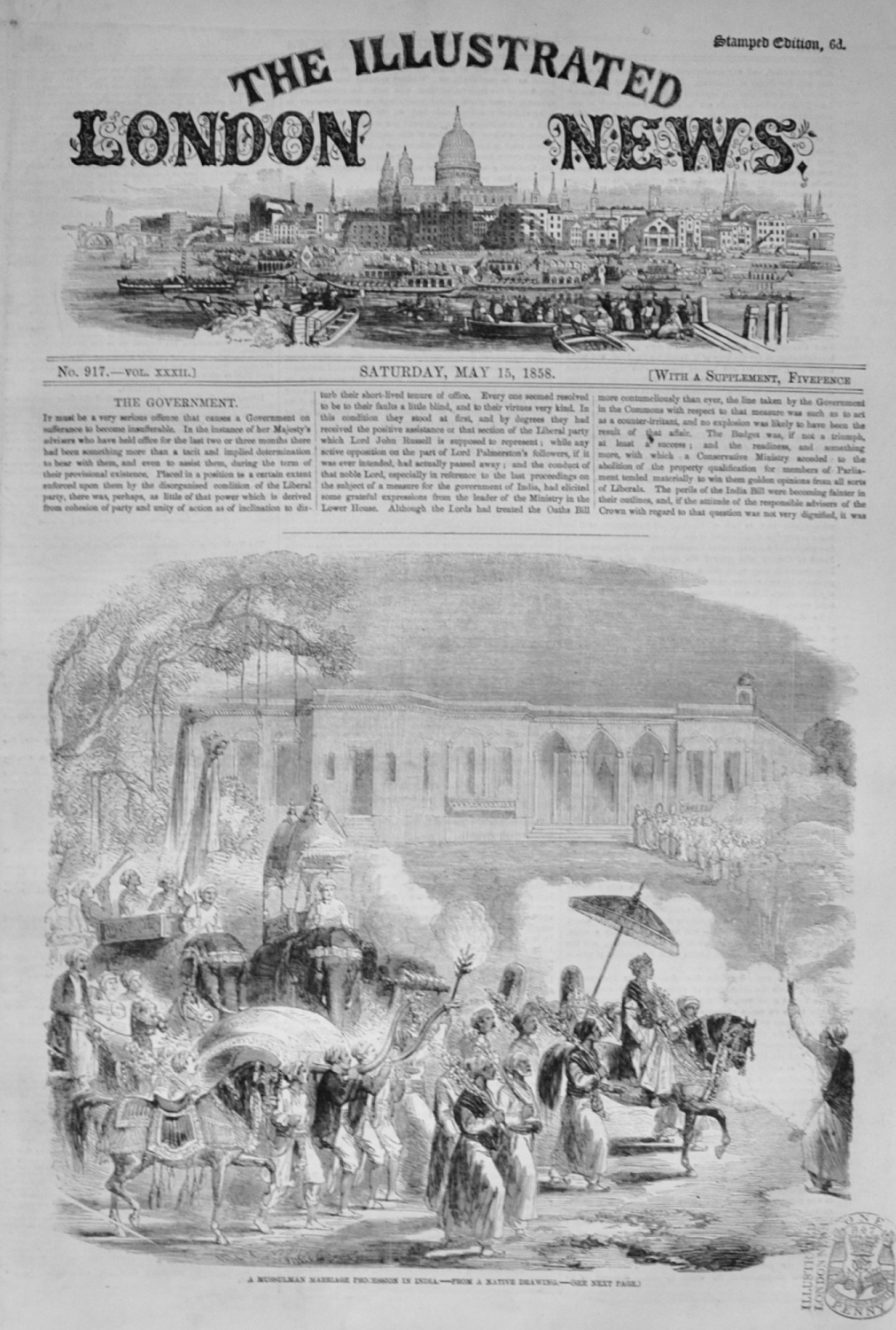The Illustrated London News - May 15, 1858