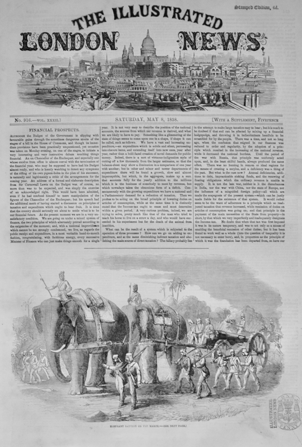 The Illustrated London News - May 8, 1858