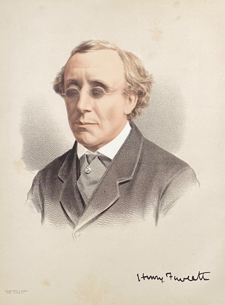 Professor Fawcett,  M.P.  1877.