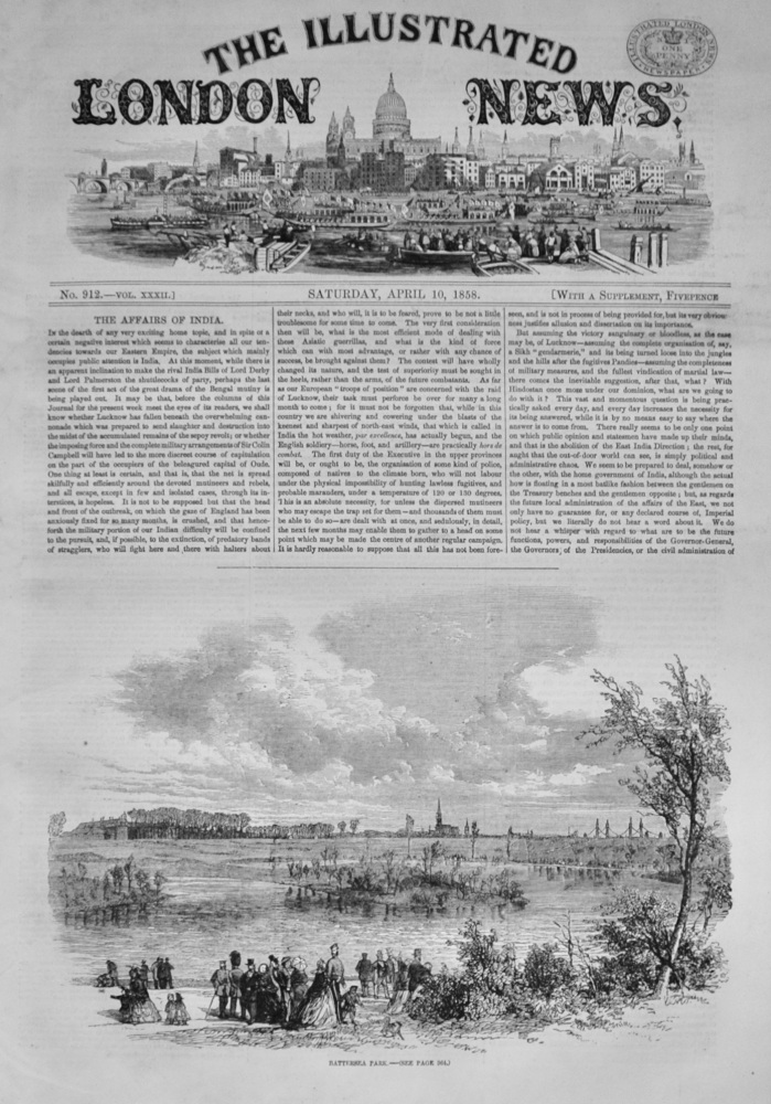 The illustrated London News - April 10, 1858