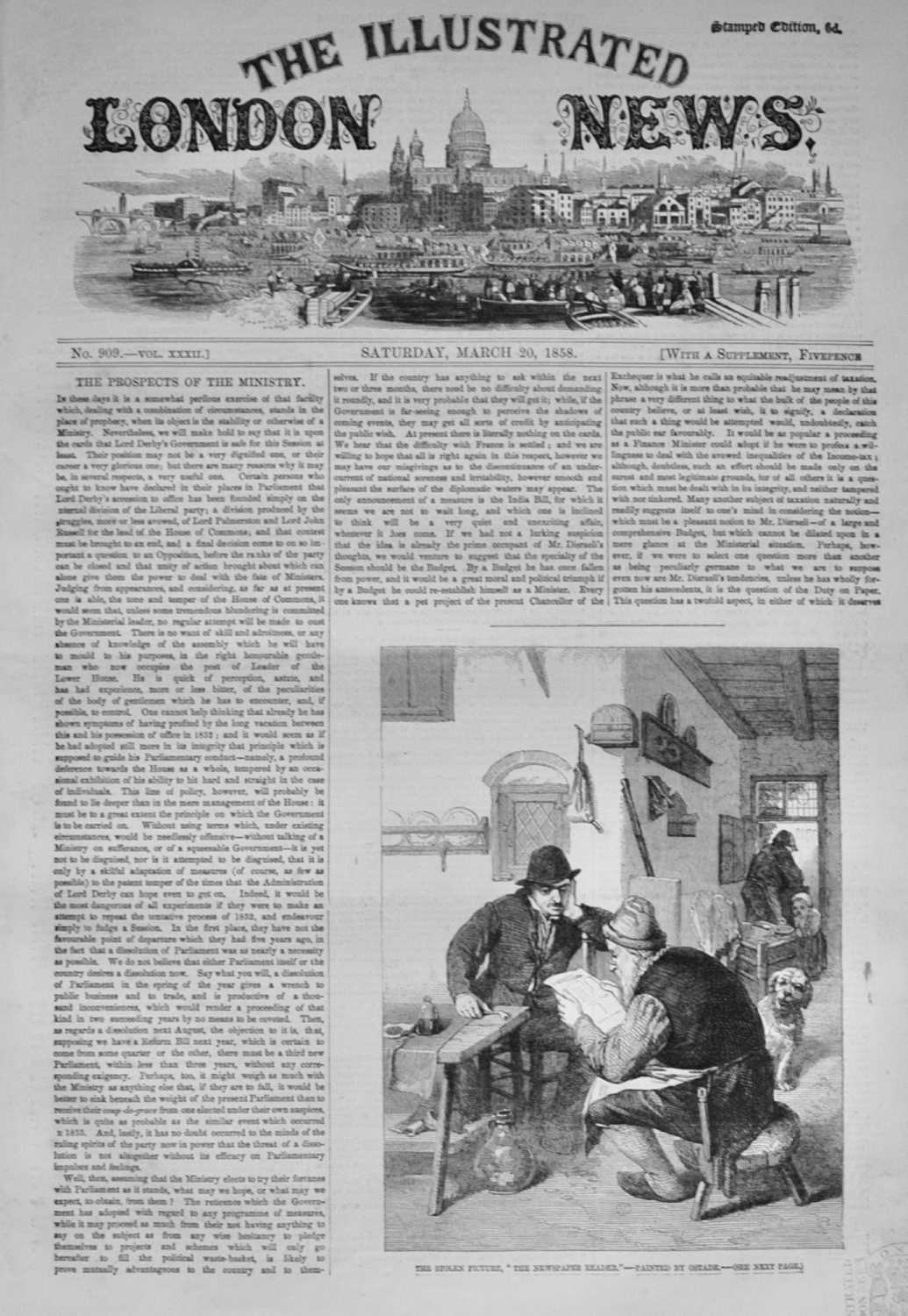 The illustrated London News - March 20, 1858