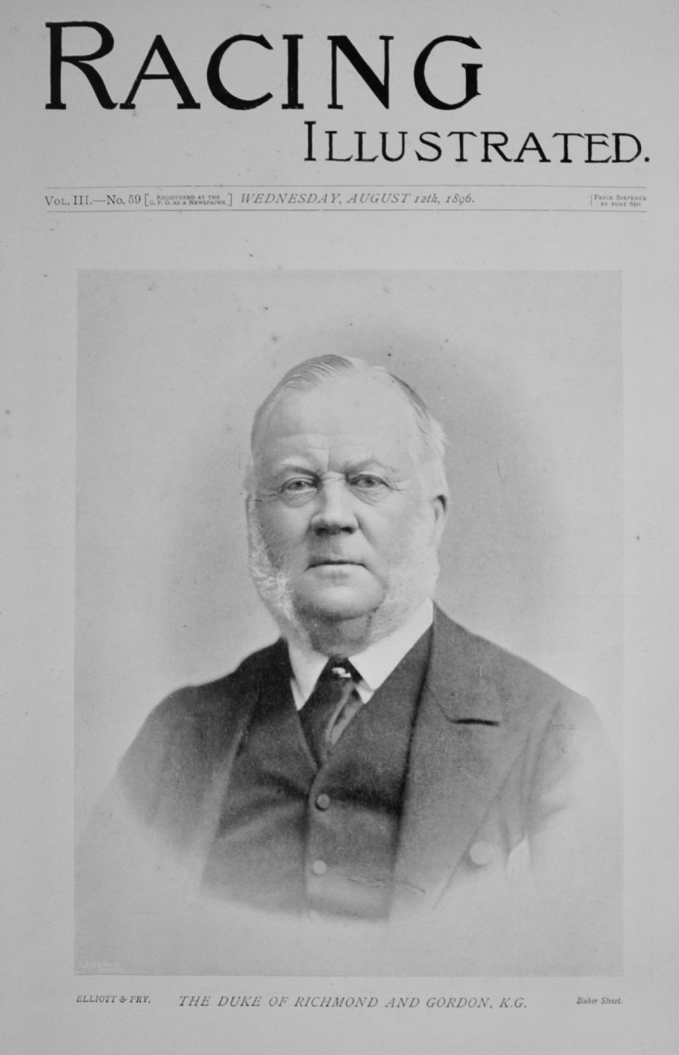 Racing Illustrated - August 12, 1896