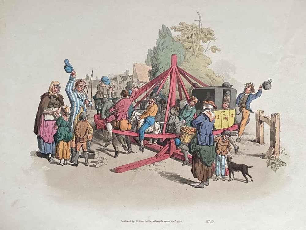 The Round-About.  (Costumes of Great Britain.)  1805.