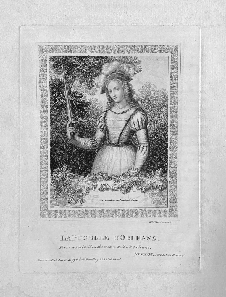 Lapucelle D'Orleans.  (From a Portrait in the town Hall at orleans.) 1790