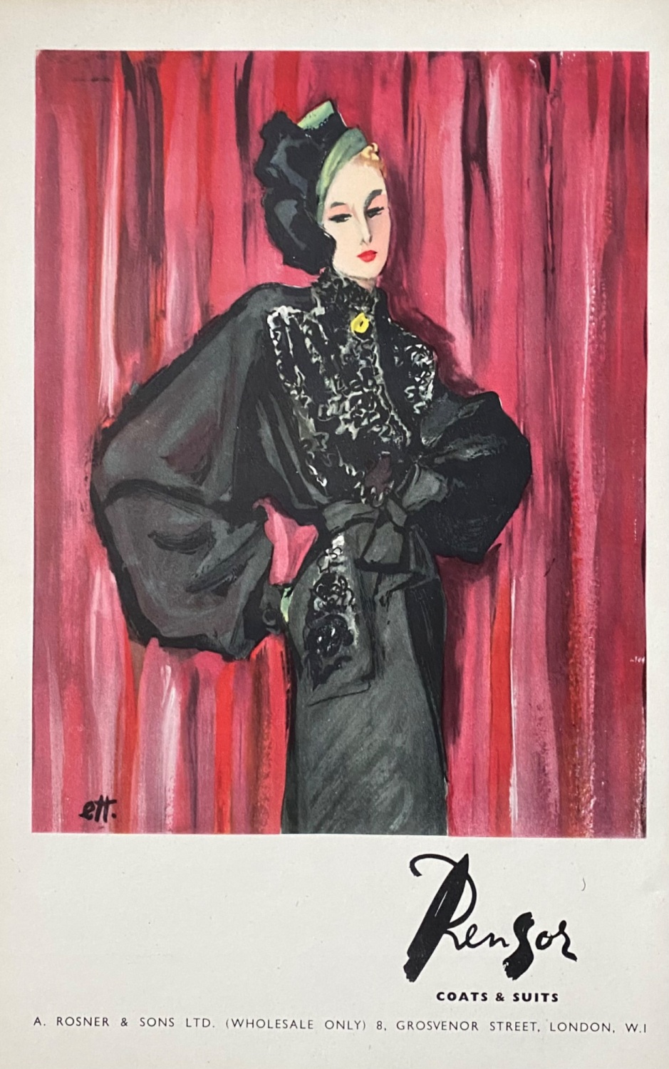 Rensor.  Coats & Suits.  1946-7.