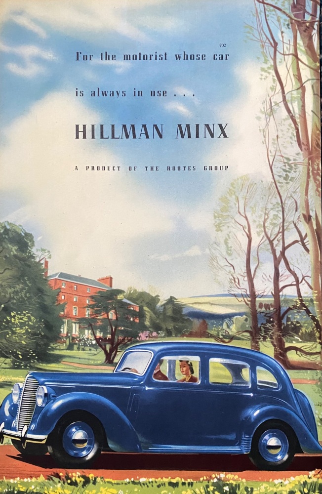 Hillman Minx. (Motor Car).. 1946-7.