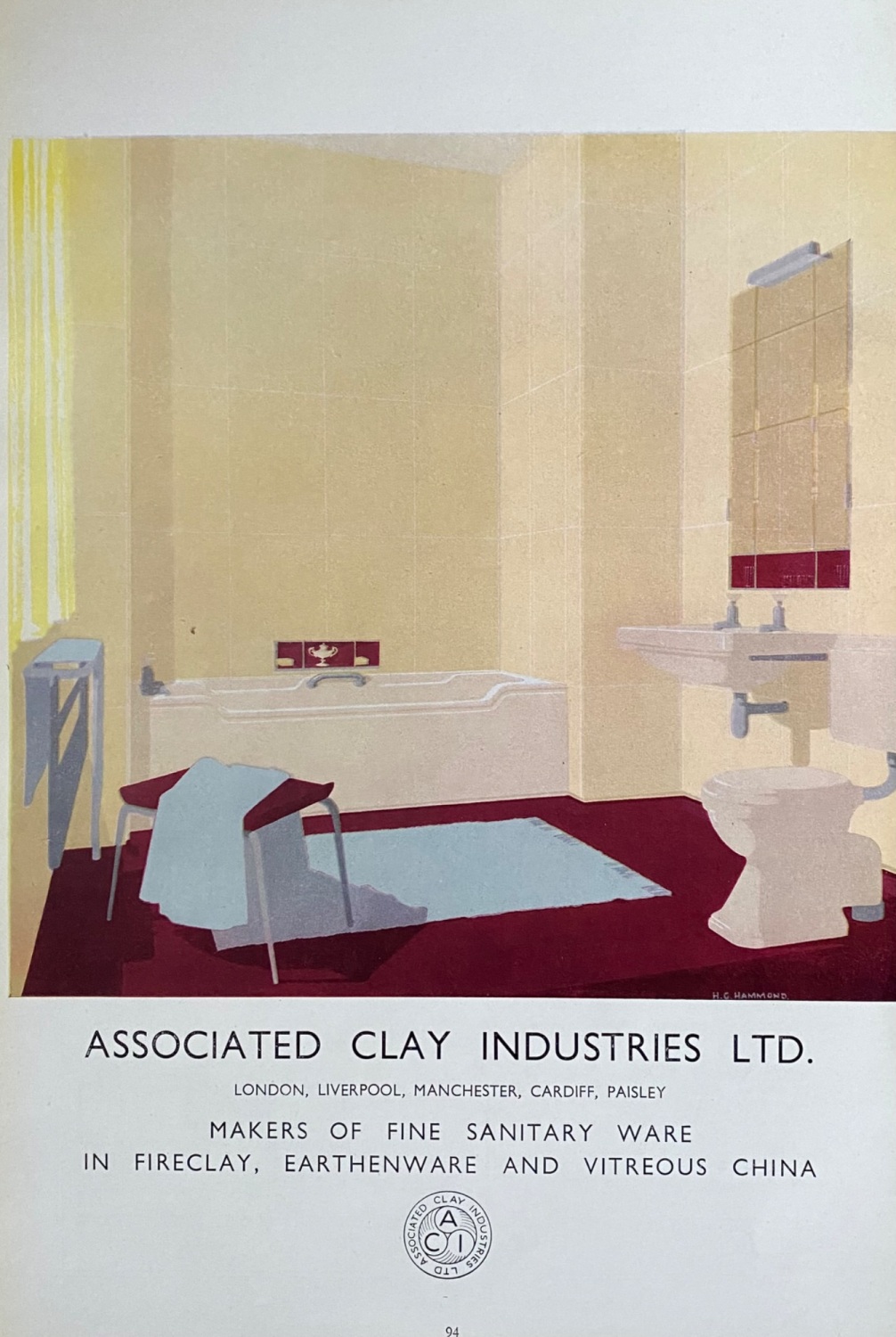 Associated Clay Industries Ltd.  1946-7.