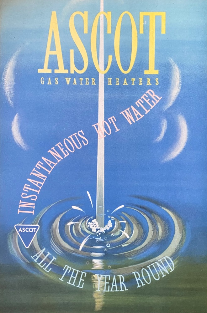 Ascot Gas Water Heaters.  1946-7.