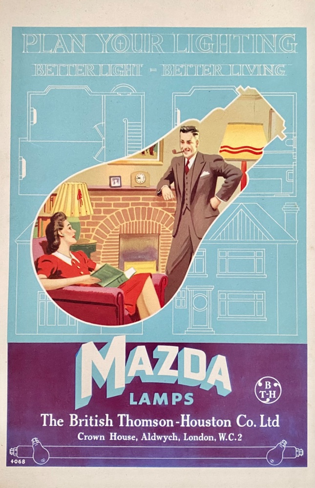 Mazda Lamps.  The British Thomson-Houston Co. Ltd.  1946-7.