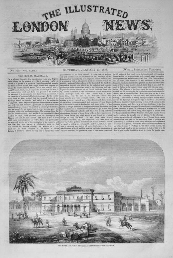 The Illustrated London News, January 23, 1858