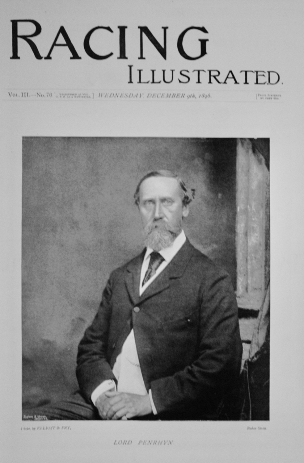 Racing Illustrated - December 9, 1896