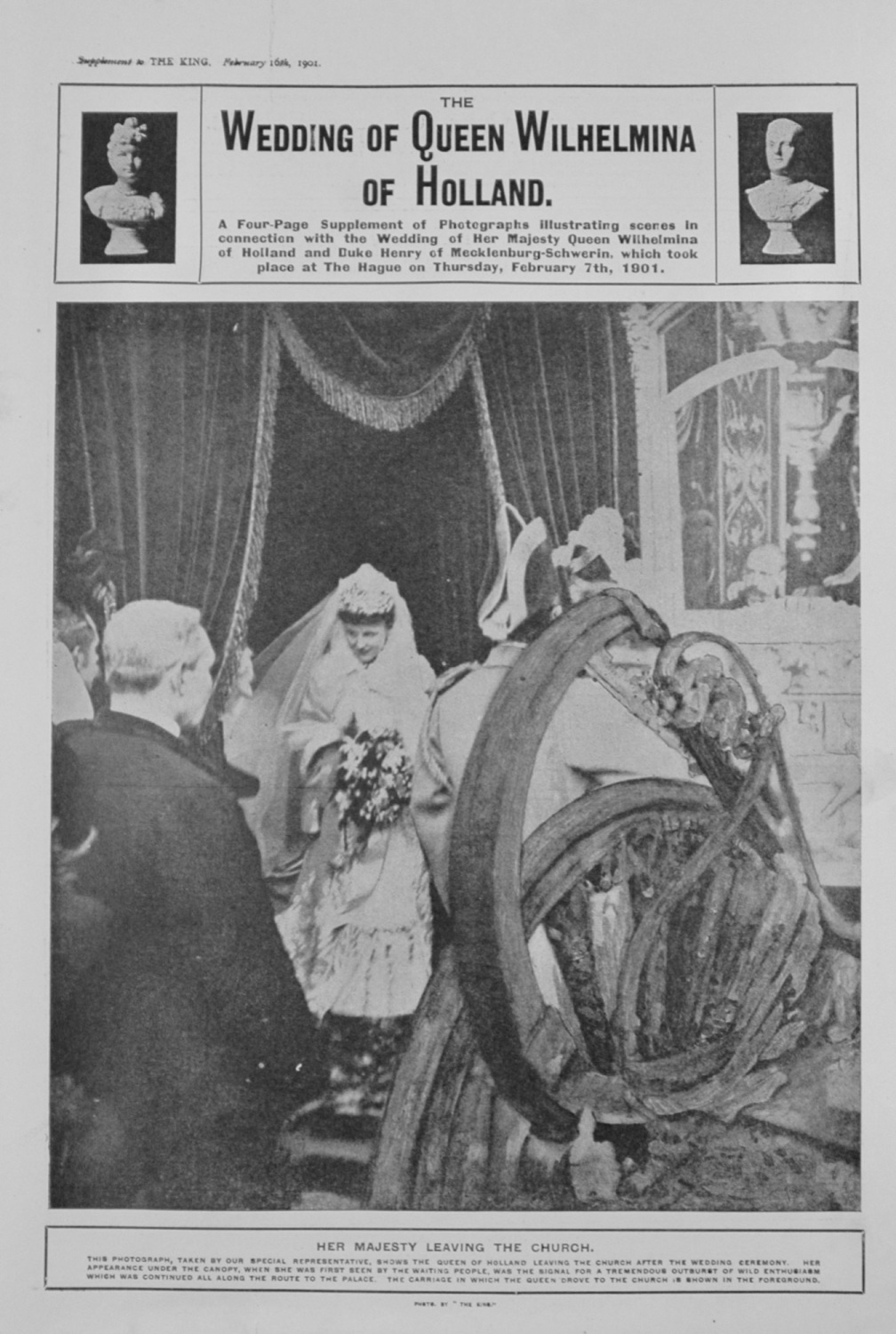 The Wedding of Queen Wilhelmina of Holland - 1901