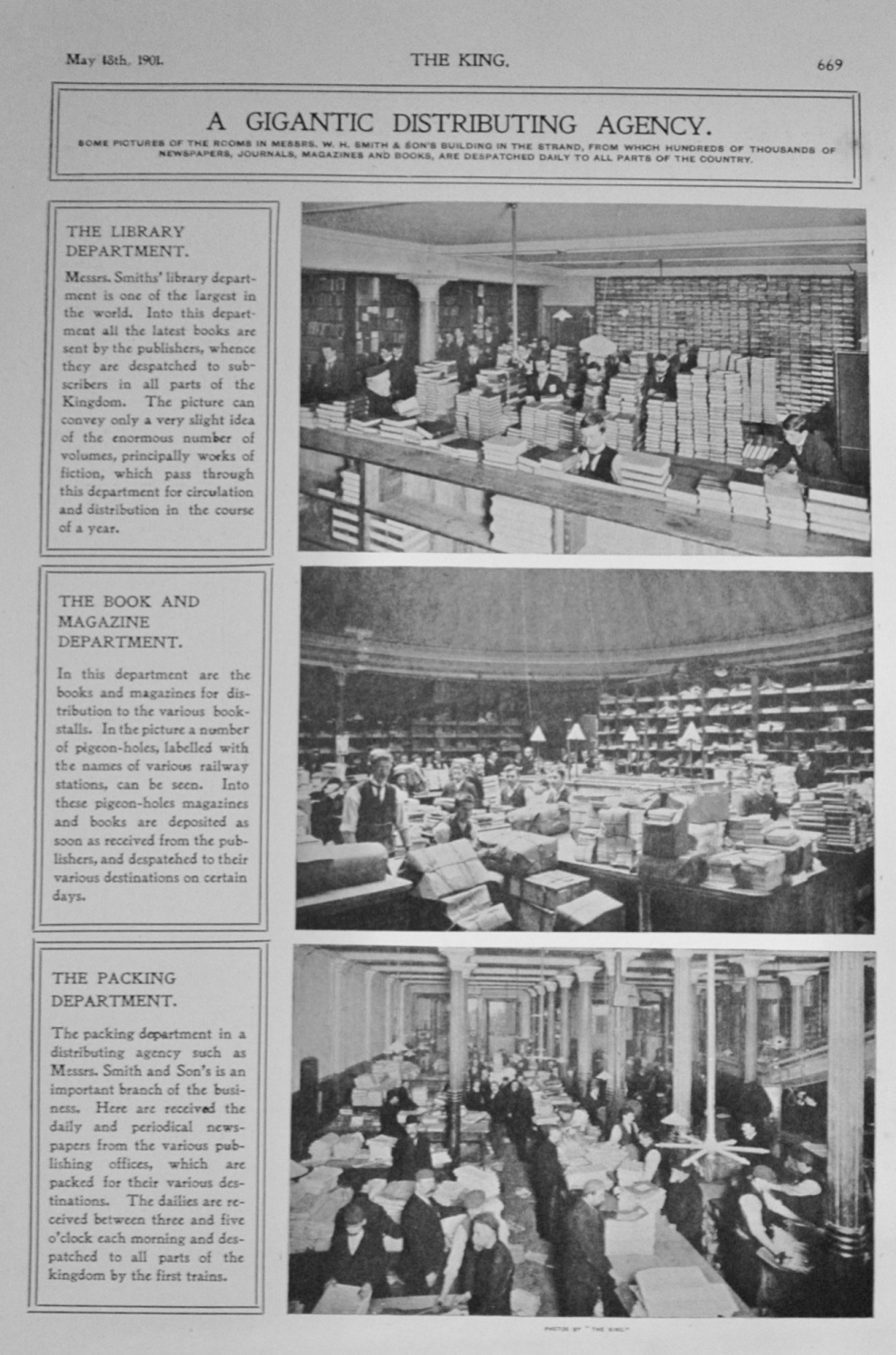 A Gigantic Distributing Agency - 1901