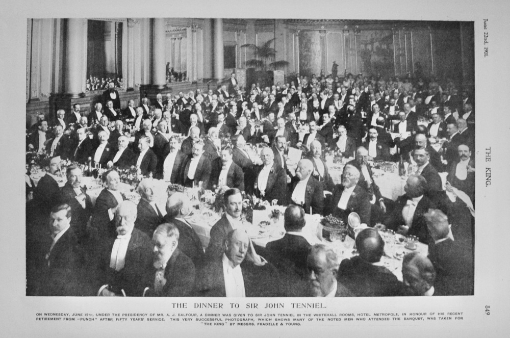 The Dinner to Sir John Tenniel