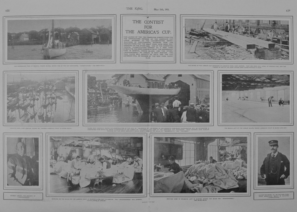 The Contest for the America's Cup - 1901