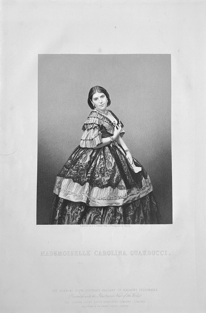 Mademoiselle  Carolina Guarducci.  1860.