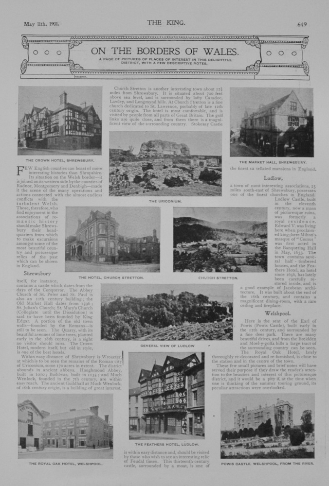 ON the Borders of Wales - 1901