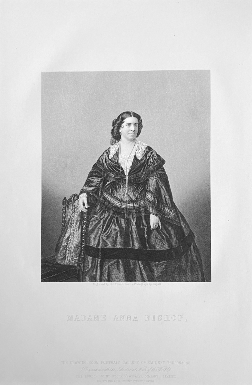 Madame Anna Bishop.  1860.