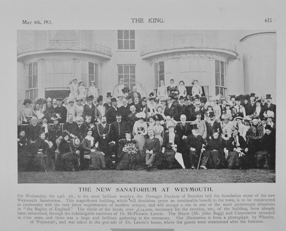 The New Sanitorium at Weymouth