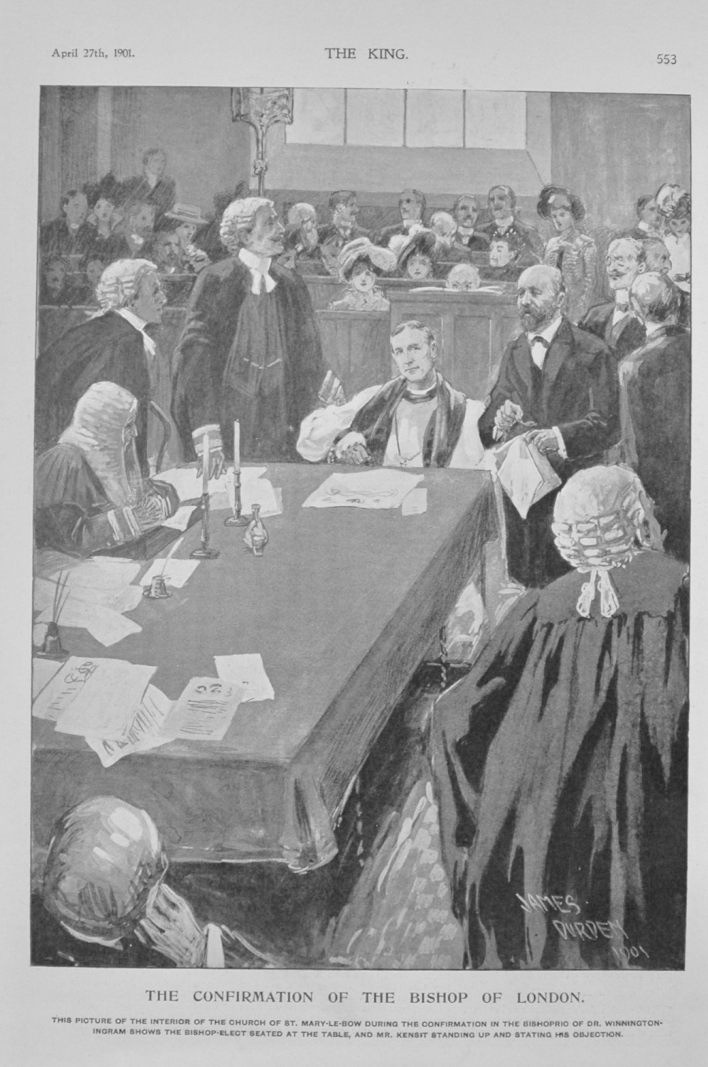 The Confirmation of the Bishop of London - 1901