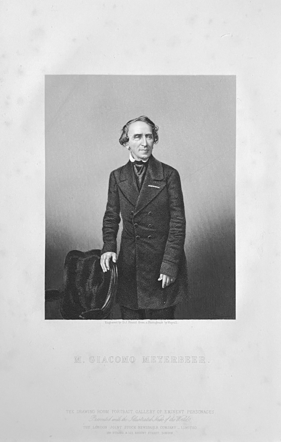 M. Giacomo  Meyerbeer.  1860.