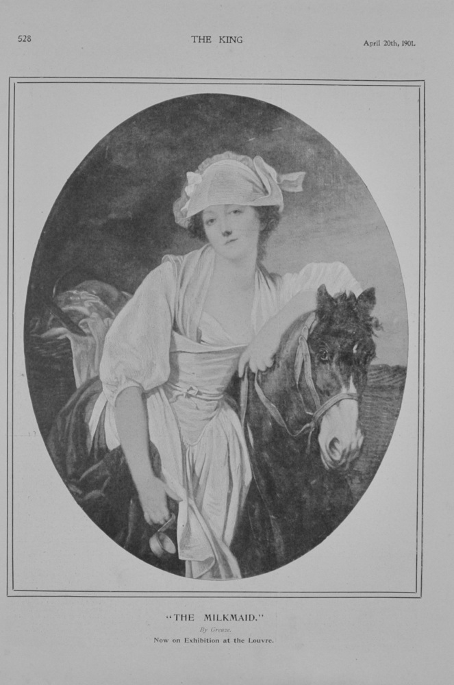 "The Milkmaid" by Greuze