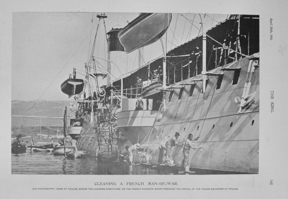 Cleaning a French Man-of-War