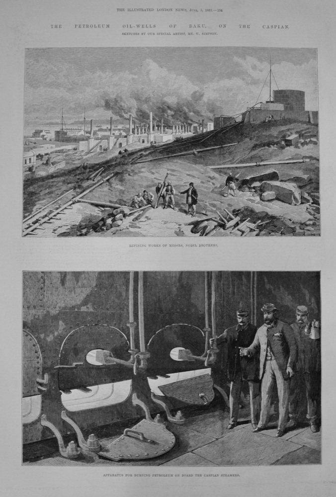 The Petroleum Oil Wells of Baku