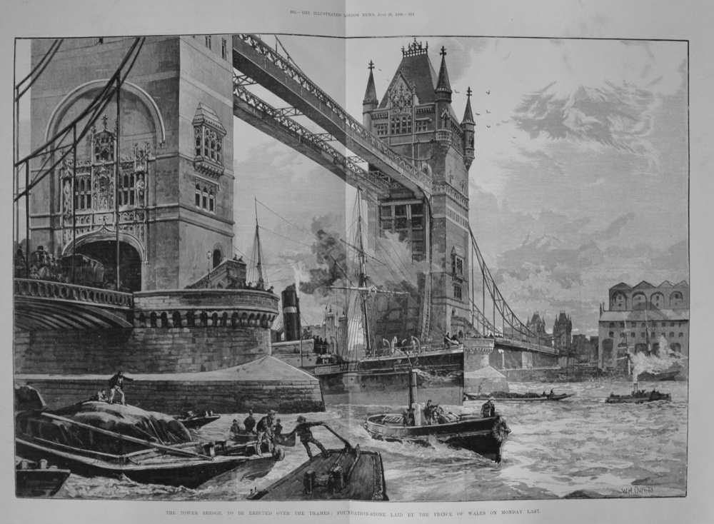 The Tower Bridge - 1886