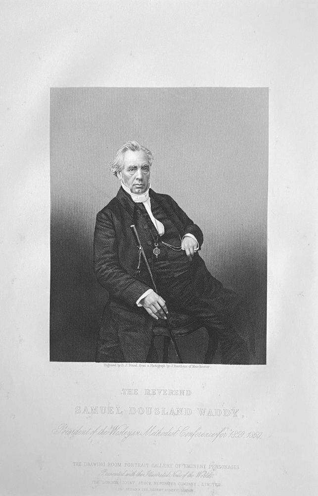 The Reverend Samuel Dousland Waddy.  1860.