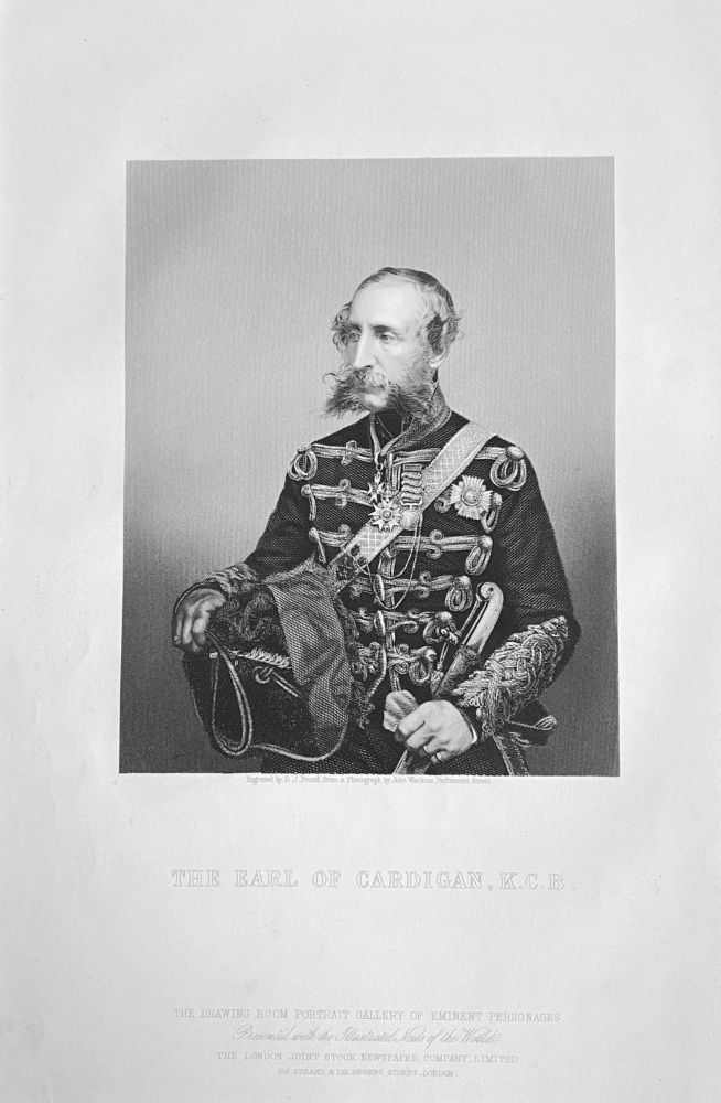 Major-General The Earl of Cardigan.  1860.